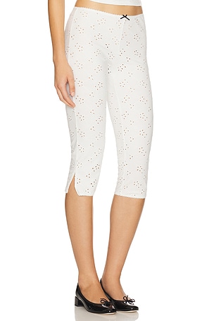 Free People x Intimately Fp Full Bloom Capri In Ivory in Ivory