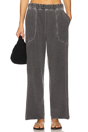 x Intimately Fp Dont Wait Up Lounge Pant In Black Free People
