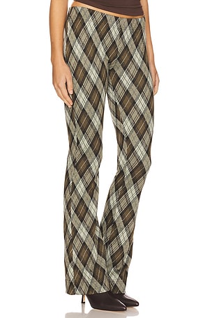 Free People Chloe Knit Pant in Olive