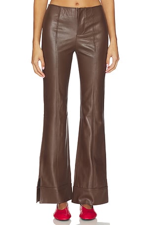 Glow Up Faux Leather Pant Free People
