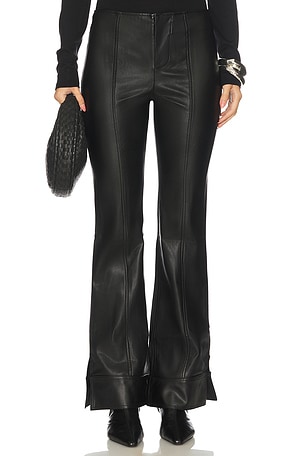 x We The Free Glow Up Faux Leather Pant In Black Free People