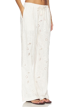 Free People x Intimately Day Drift Pant in White. Size XS. Also