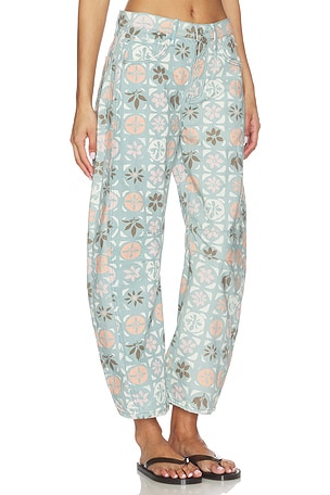 Free People x We The Free Good Luck Printed Barrel in Blue