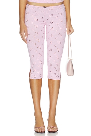 Full Bloom Capri Pant In Sweet Dream Free People