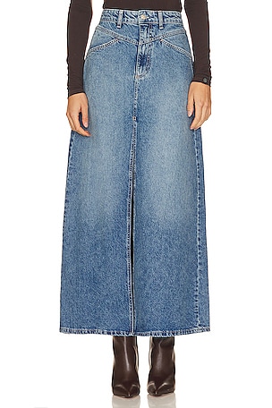 x We The Free Come As You Are Denim Maxi Skirt Free People