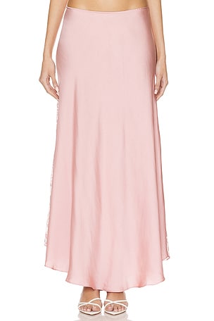 Free People x Intimately FP Make You Mine 1/2 Slip Skirt in Blush