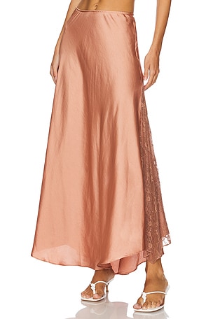 x Intimately FP Make You Mine 1/2 Slip Skirt In Cafe Latte Free People