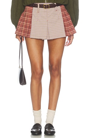 Sherry Pleated Mini Skirt Free People