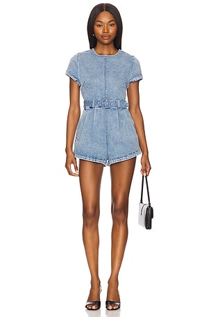 x REVOLVE Charlotte Denim Romper Free People