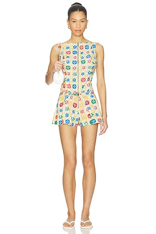 Dune Dancer Printed Romper Free People