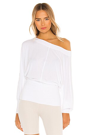 Free People X FP Movement Sky High Long Sleeve in White REVOLVE