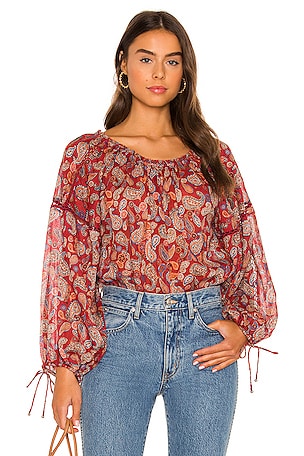 Free People Sundown Balloon Sleeve Bodysuit selling