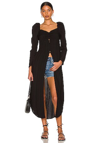 hutch ruffle maxi dress helene dress
