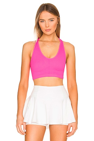 Free People X FP Movement Cropped Run Tank in Love Potion