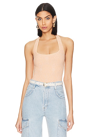 Free People Square One Seamless Cami in Nude