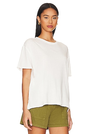 Free People x We The Free Nina Tee in Ivory