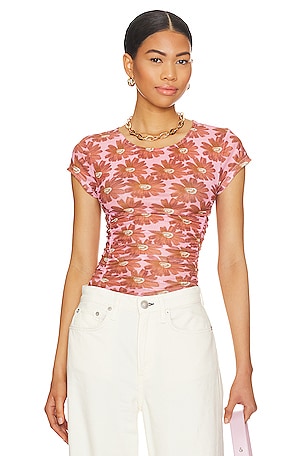 Keep It Simple Mesh Baby Tee Free People