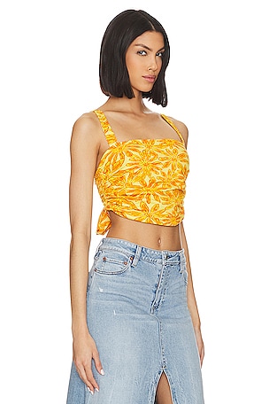 Free People All Tied Up Tank in Yellow