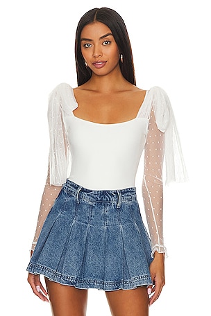 Lace Corset Top In Ivory
