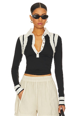 フリーピープル Free People Rendezvous Top レディース シャツ トップス Black Combo Free People Womens Rendezvous Top Black Combo SM (Women's 4