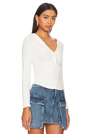 Free People x Revolve Coffee Chat Top in White