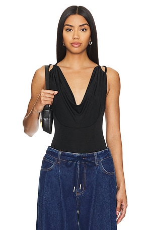 X Intimately FP First Choice Bodysuit In Black Free People