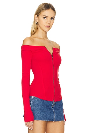 Free People x We The Free Eye Candy Tee in Red