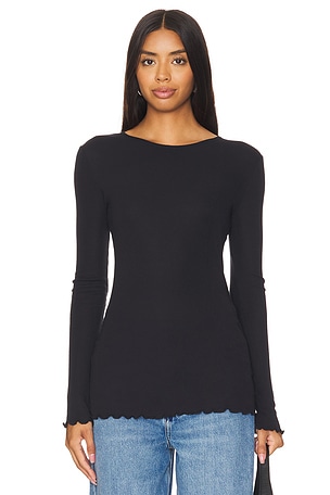 x Intimately FP Long Nights Layering Top In BlackFree People$30