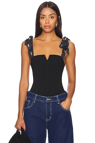 x Intimately FP Printed Lola Bodysuit Free People