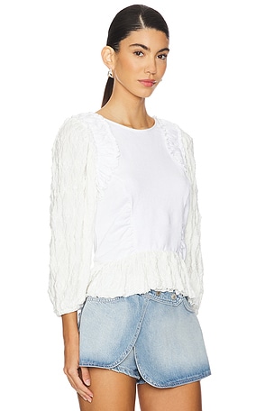 Free People Oliva Top in White