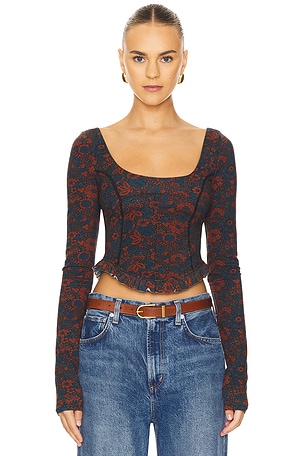 TOP MANCHES LONGUES MELANIE Free People