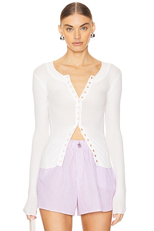 x Intimately FP Going Places Cardi In Ivory Free People