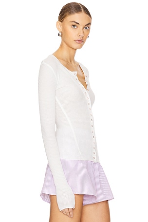 Free People x Intimately FP Going Places Cardi In Ivory in Ivory