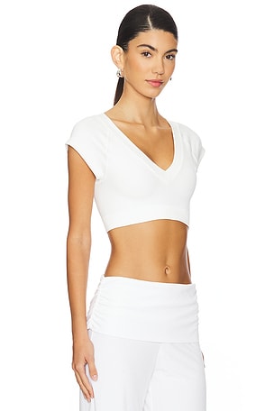 Free People x REVOLVE x FP Movement Mainstream Baby Tee Bra in White