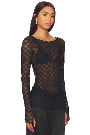 Free People x Intimately FP From Me To You Long Sleeve in Black