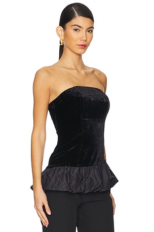 Free People x REVOLVE Prina Bubble Top in Black