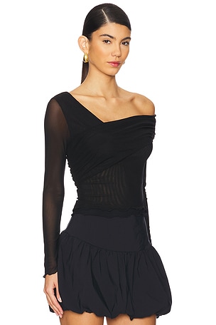 Free People x REVOLVE Zoe Knit Top in Black