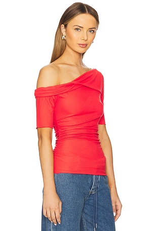 Free People x REVOLVE Cross My Heart Tee in Red