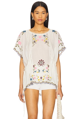 Danielle Embroidered Top Free People