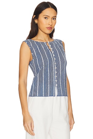 Free People Tilly Vest in Navy