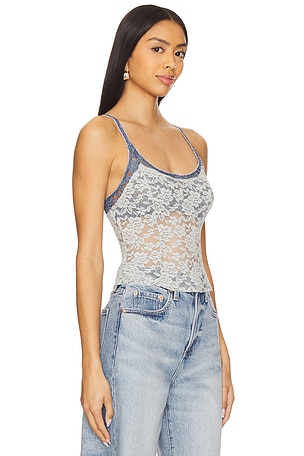 Free People All Day Lace Cami in Mint