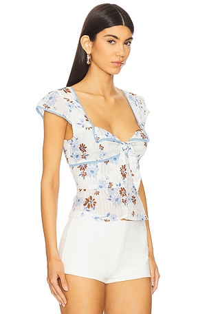Free People Free people blusa call me baby en color blanco talla XL en Combo Blanco - White
