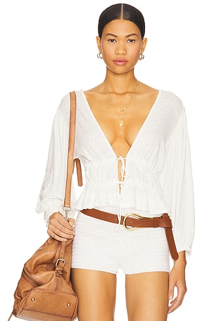 Lets Go Blouse Free People