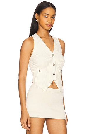 Free People x REVOLVE Summer Love Waistcoat in Ivory