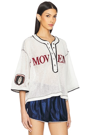 Free People x FP Movement Camp Out Tee in Ivory