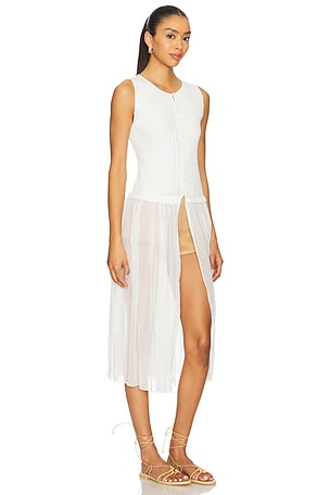 Free People Twice As Nice Maxi Top in Ivory
