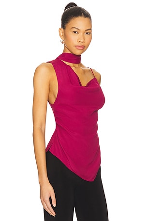 Free People True To You Tank in Burgundy