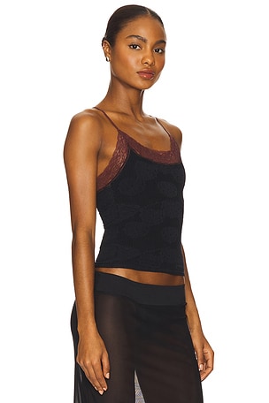 Free People Jules Seamless Cami in Black