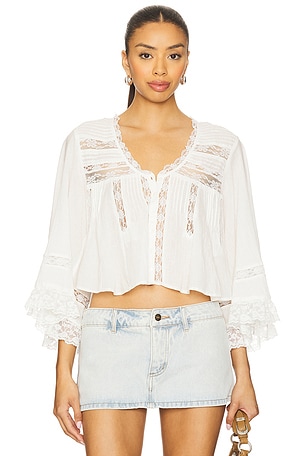 x REVOLVE Rosa Ruffle Top Free People