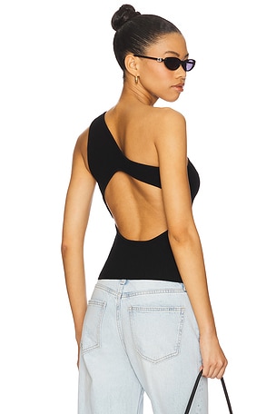 x REVOLVE Jayne One Shoulder Top In Black Free People